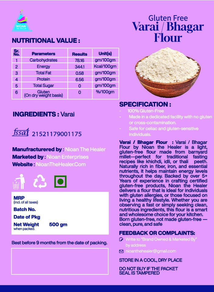 Varai / Bhagar Flour - Image 3