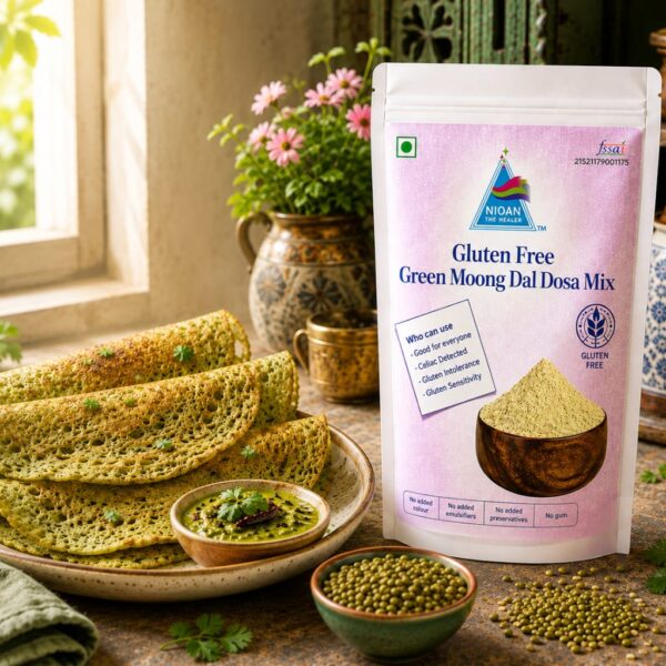 Green Moong Dal Dosa mix